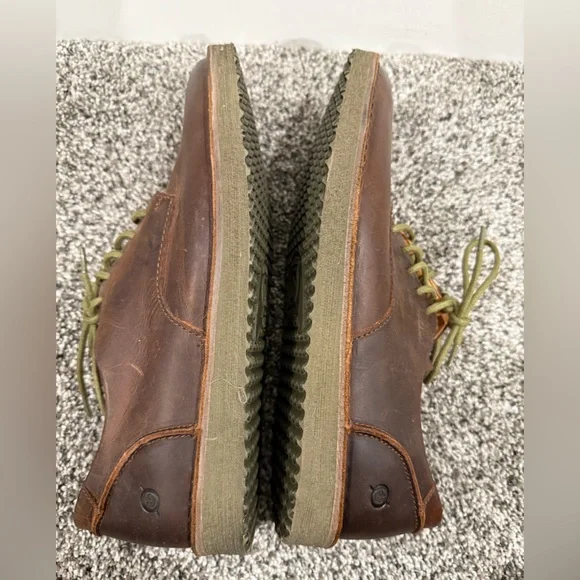 Born men's brown leather dress shoes, size 9 - Picture 9 of 12